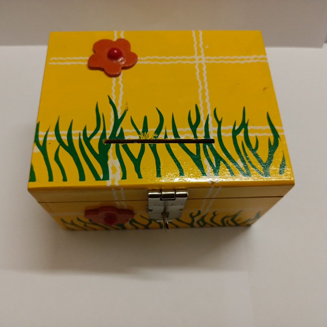 Floral Box Piggy Bank