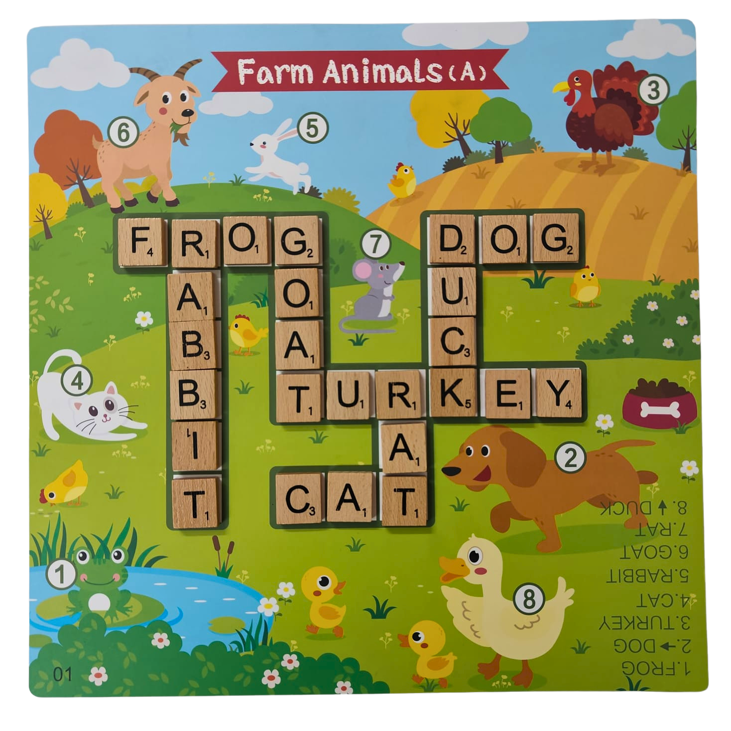 Children's Cross Word Scrabble Game - Image 19