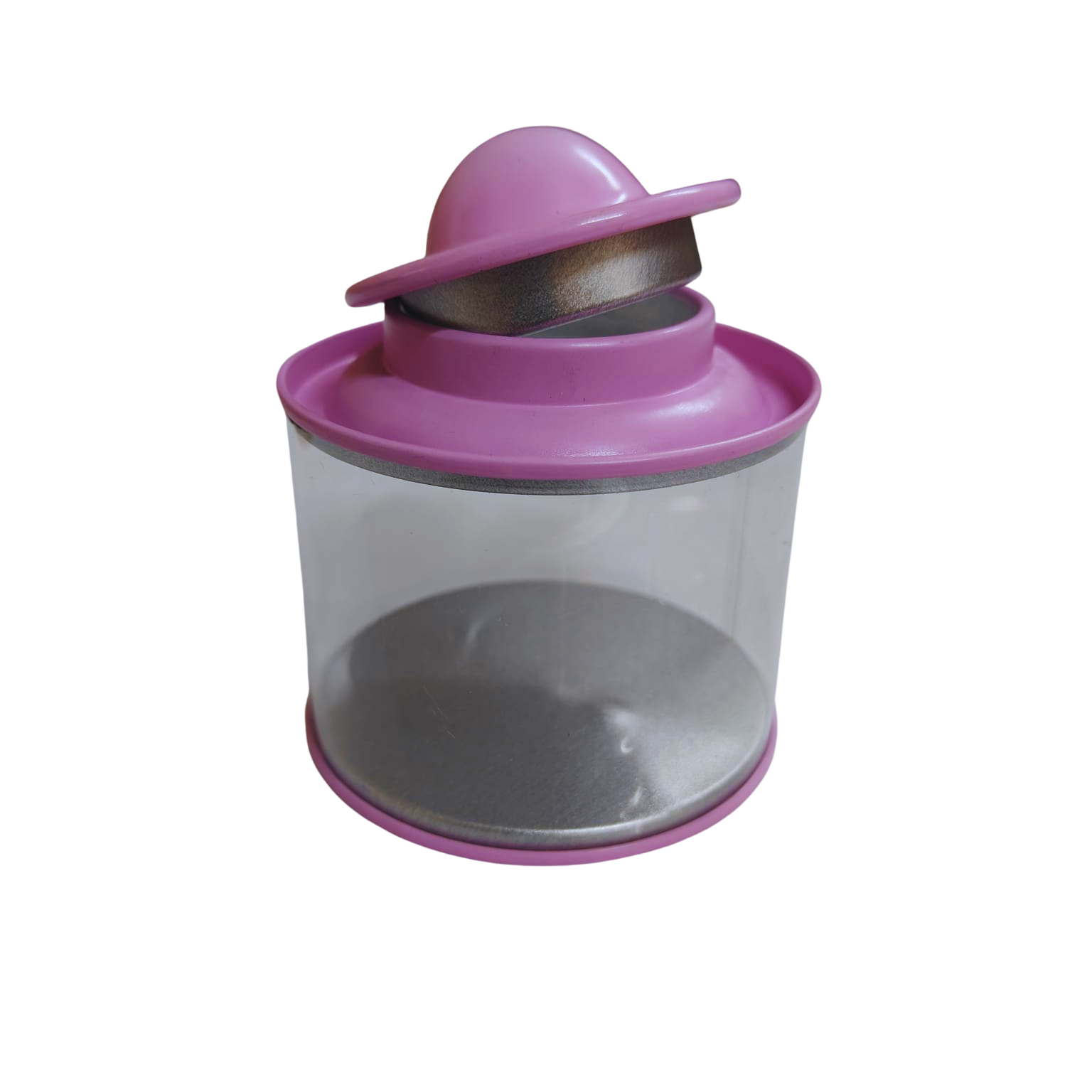 Colour Lid Stainless Steel and Transparent Storage Container - Image 4