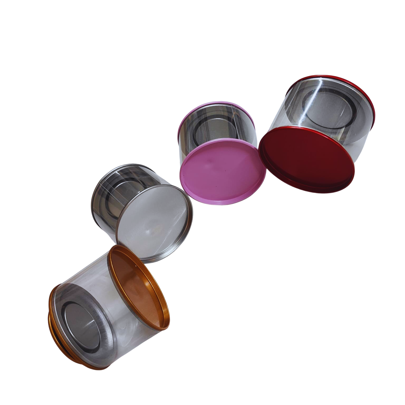 Colour Lid Stainless Steel and Transparent Storage Container - Image 9