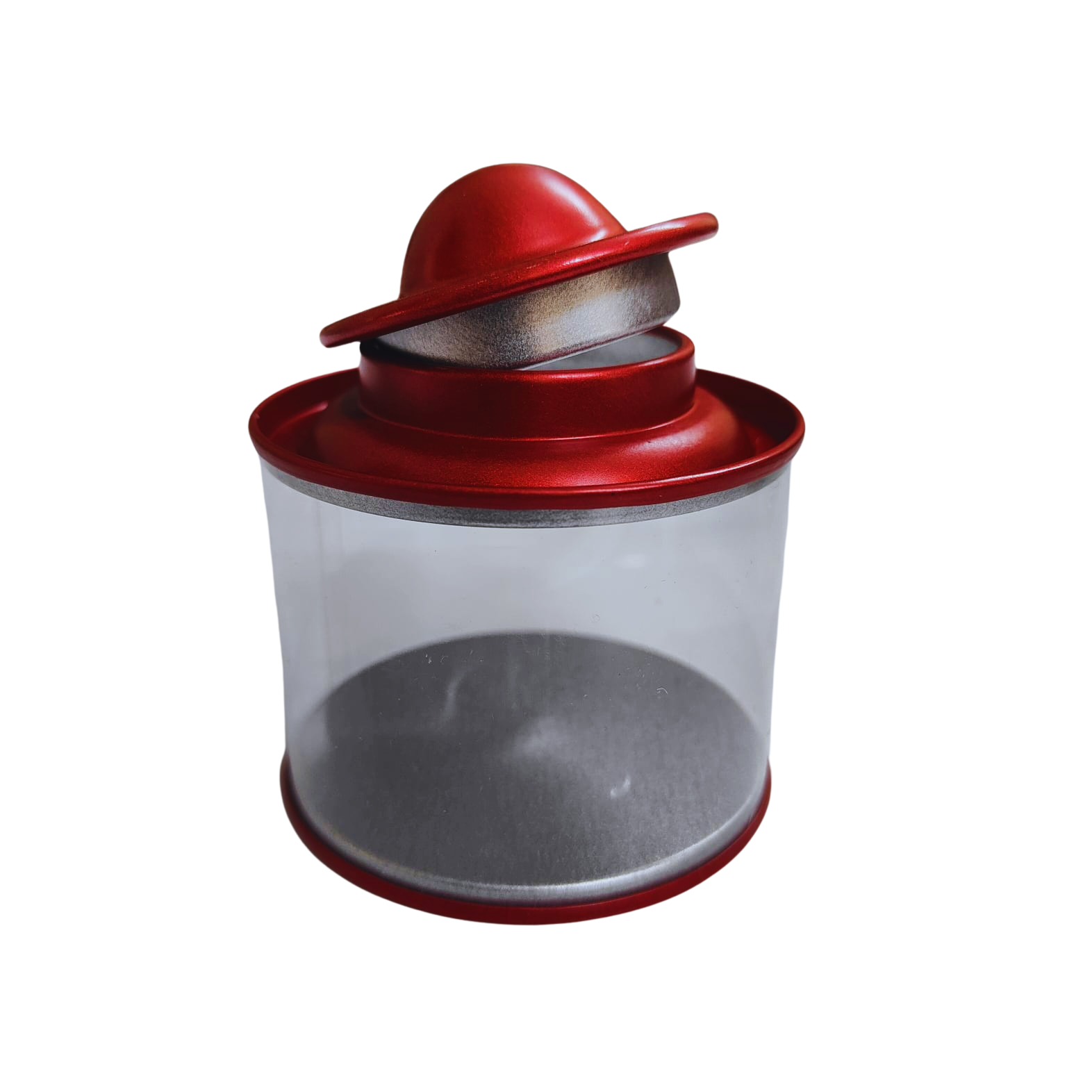 Colour Lid Stainless Steel and Transparent Storage Container - Image 3