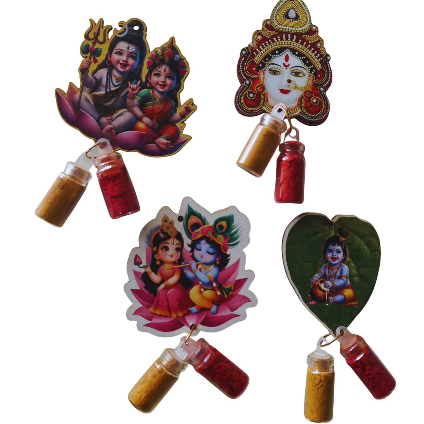 Thambulam Set Manjal and Kunkumam- God Image