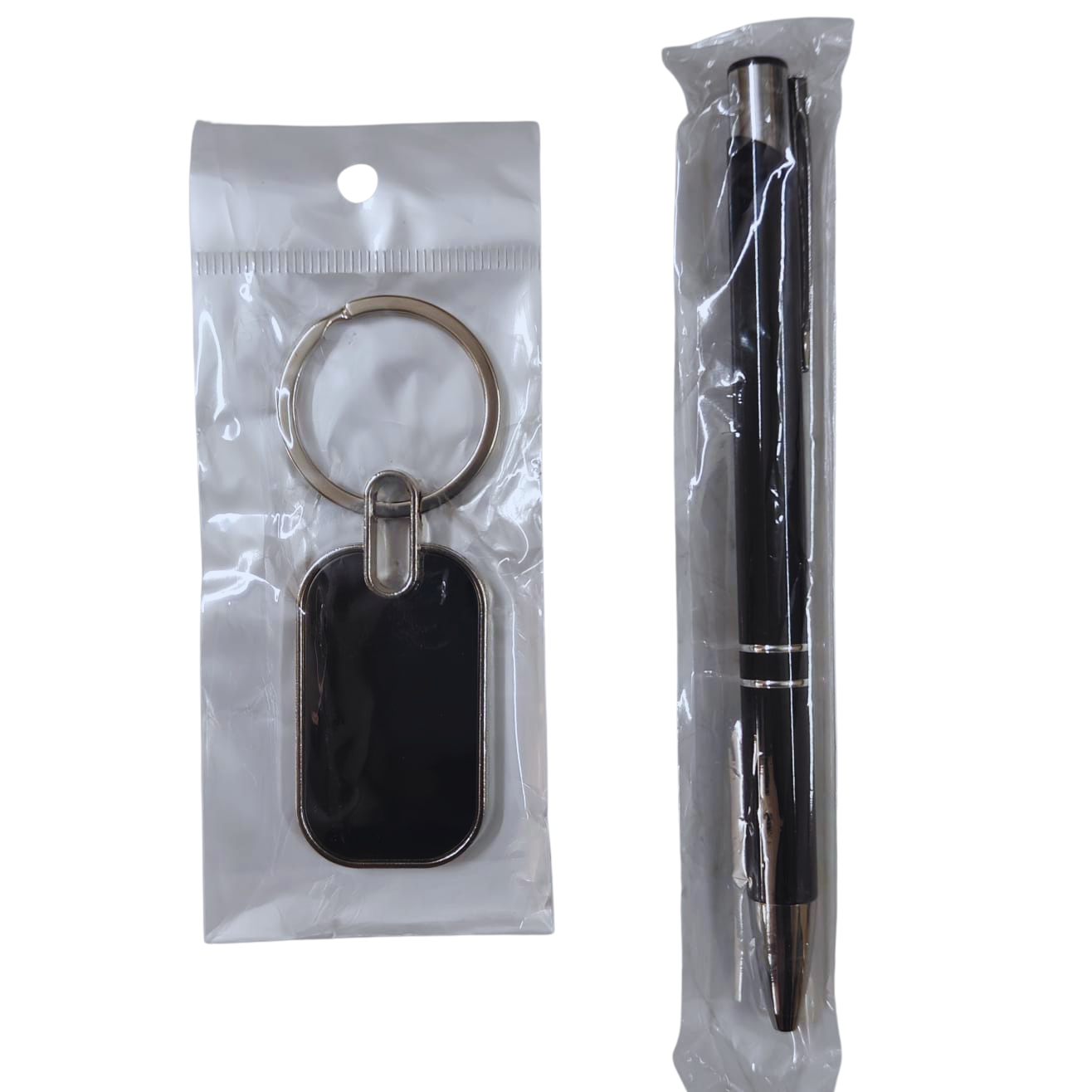 Metal Pen and Key Chain Cambo Set (Black) with Box - Image 4