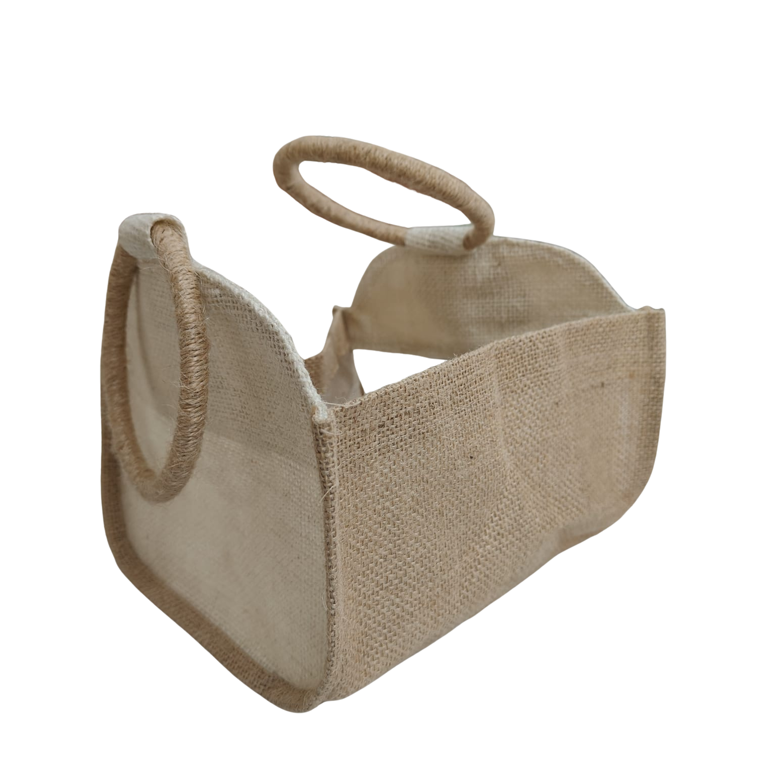 Round Handle Floral and Window Design Jude Bag- (Enlarge) - Image 4