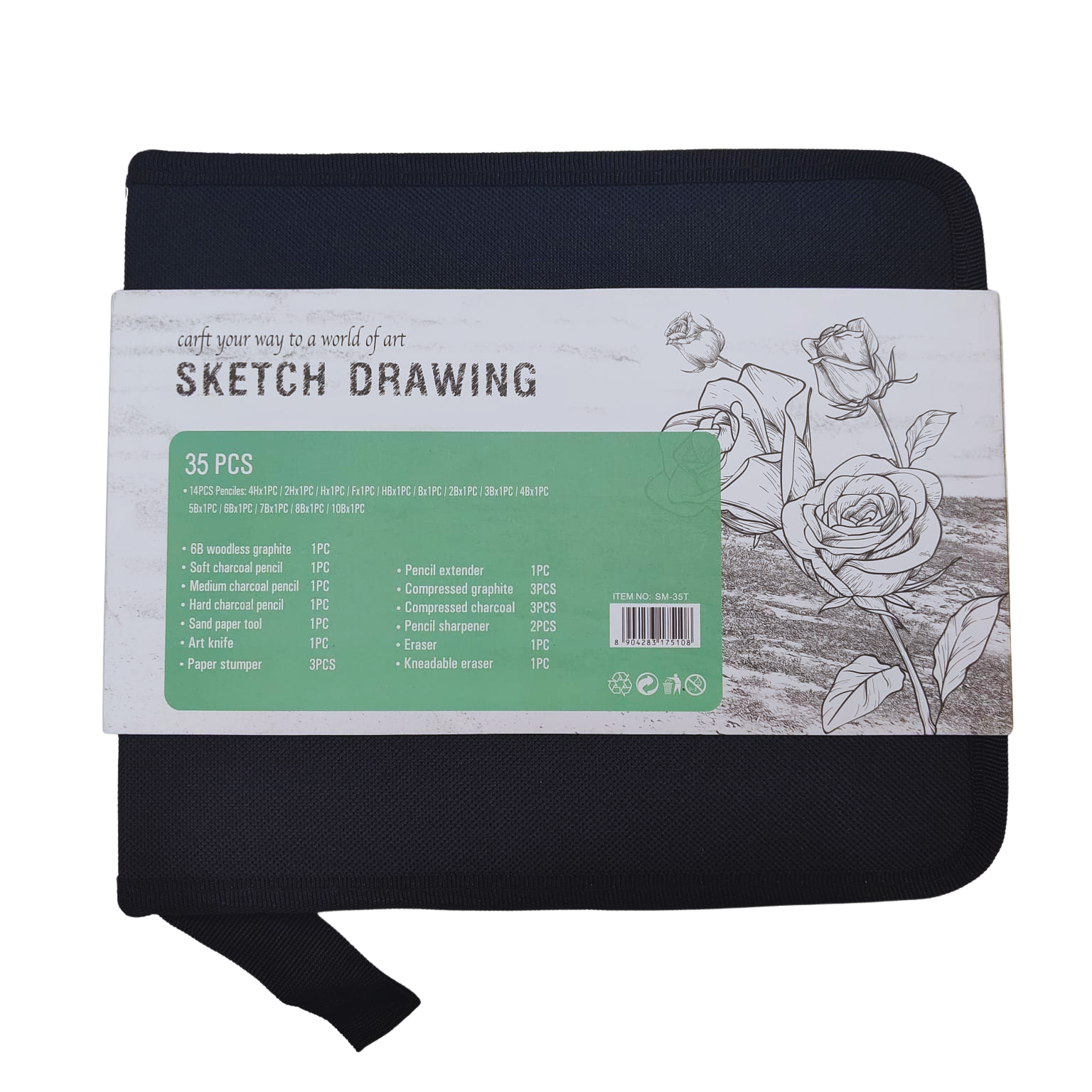 Sketch Drawing Set of 35 (Bag)