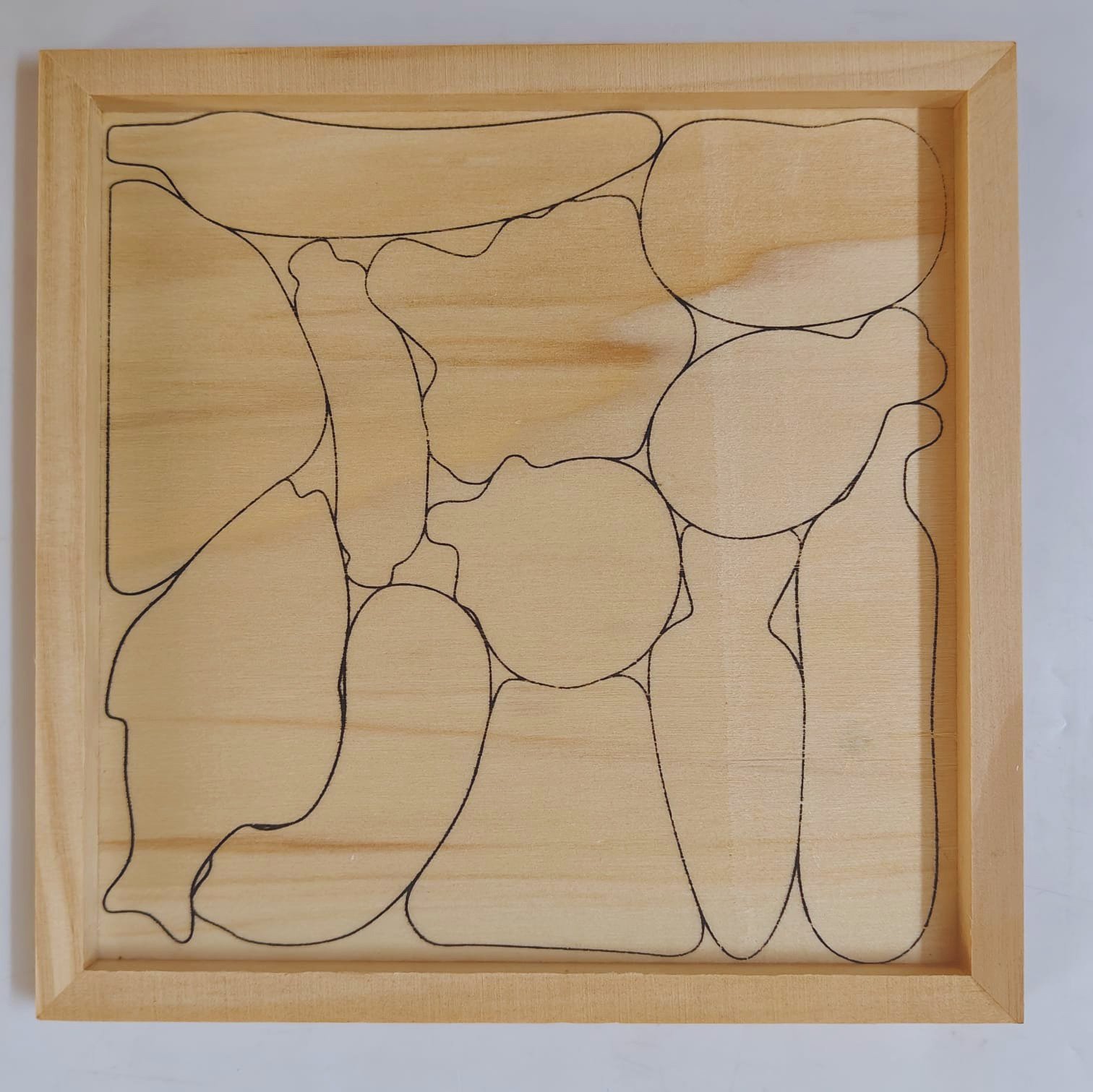 Wooden 3 D Congrat Food Puzzle - Image 2