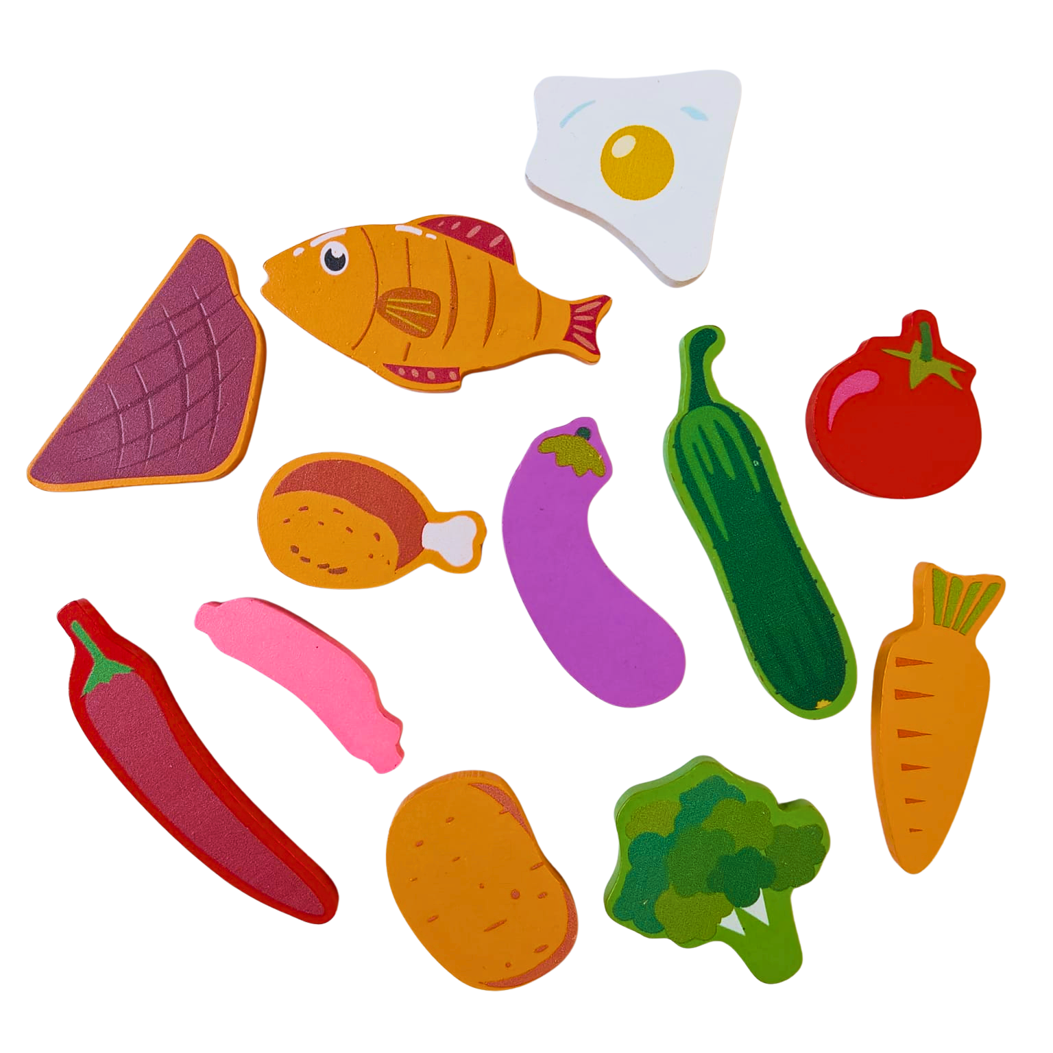 Wooden 3 D Congrat Food Puzzle - Image 3
