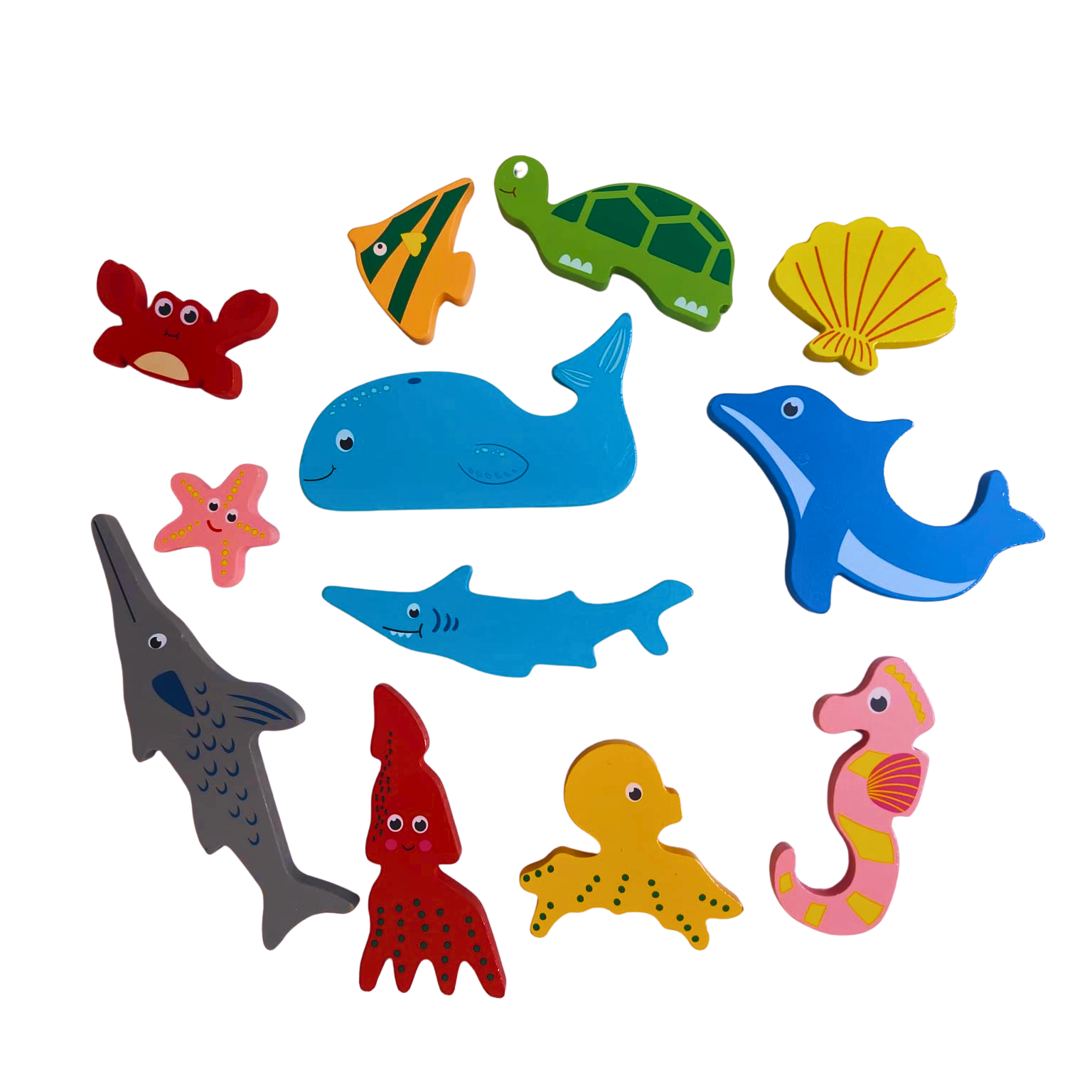 Wooden 3 D Congrat Sea Animals Puzzle - Image 3