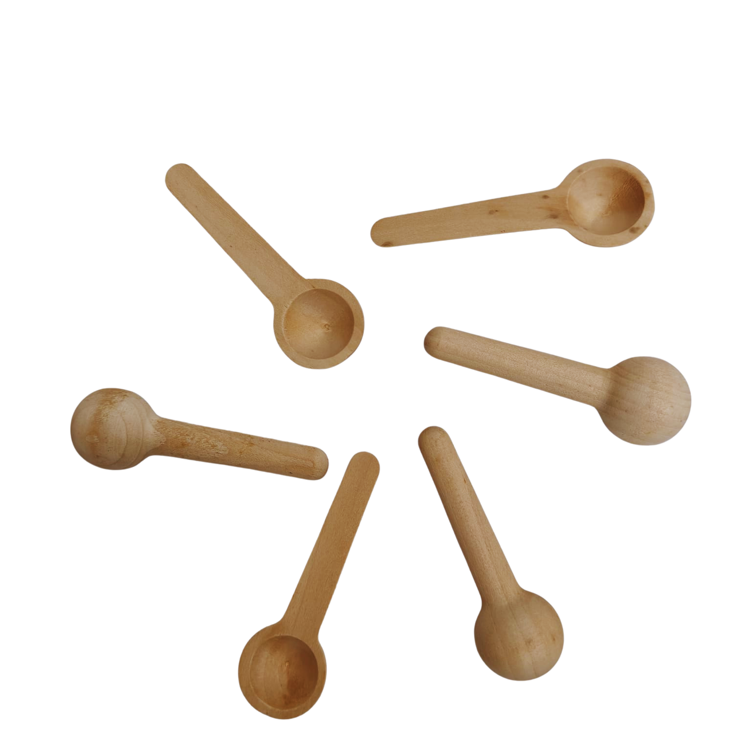 Wooden 6pcs Scoops - Image 2