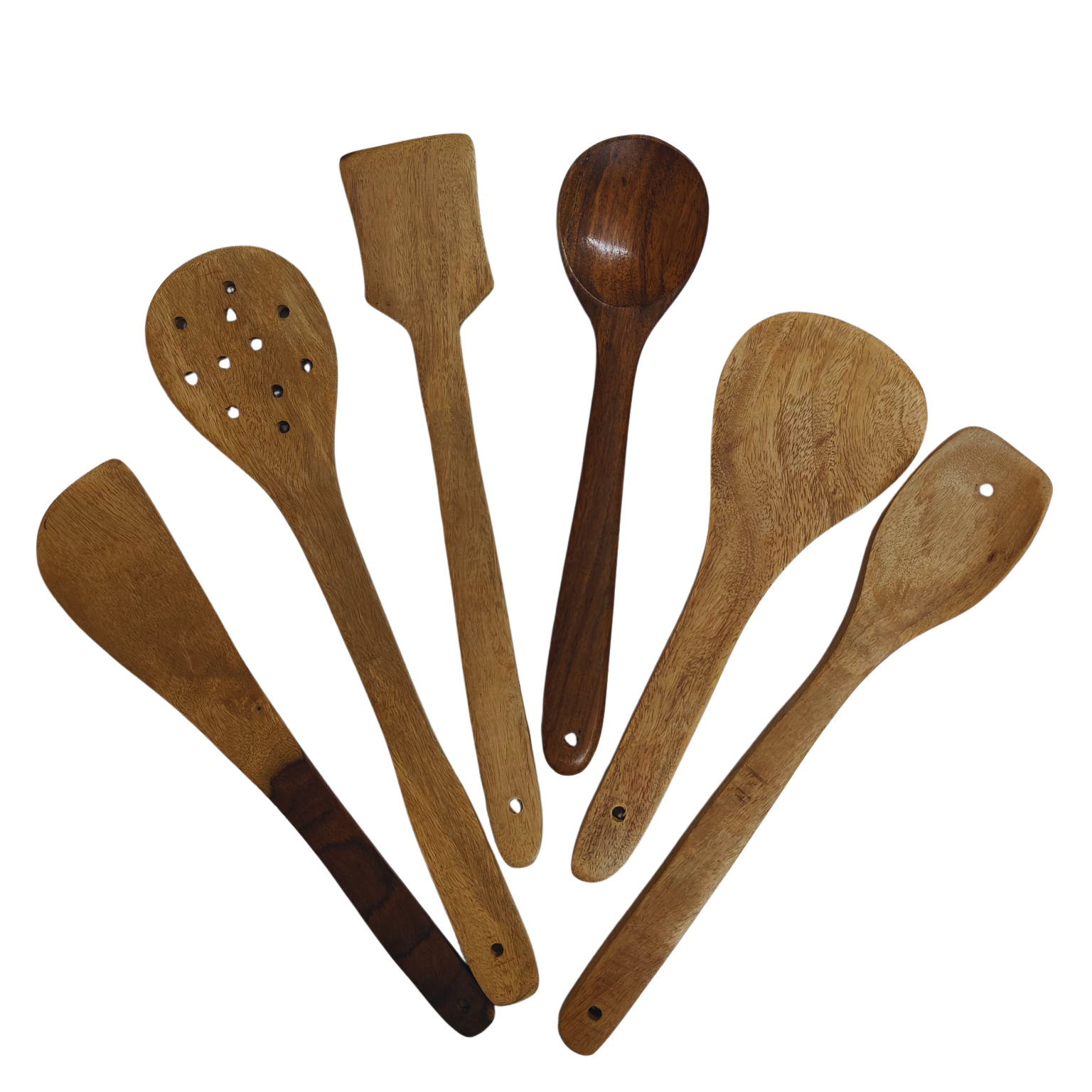 Wooden 6pcs Spatulas