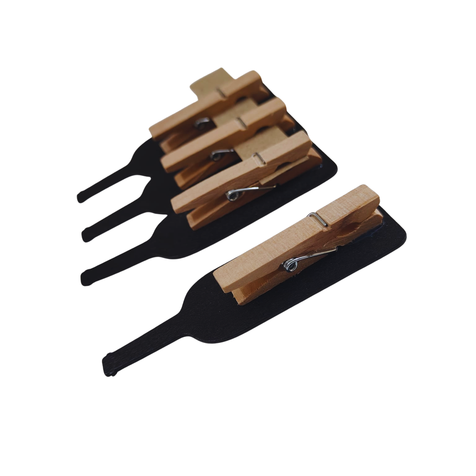 Wooden Clip Bat Design 4 Pcs