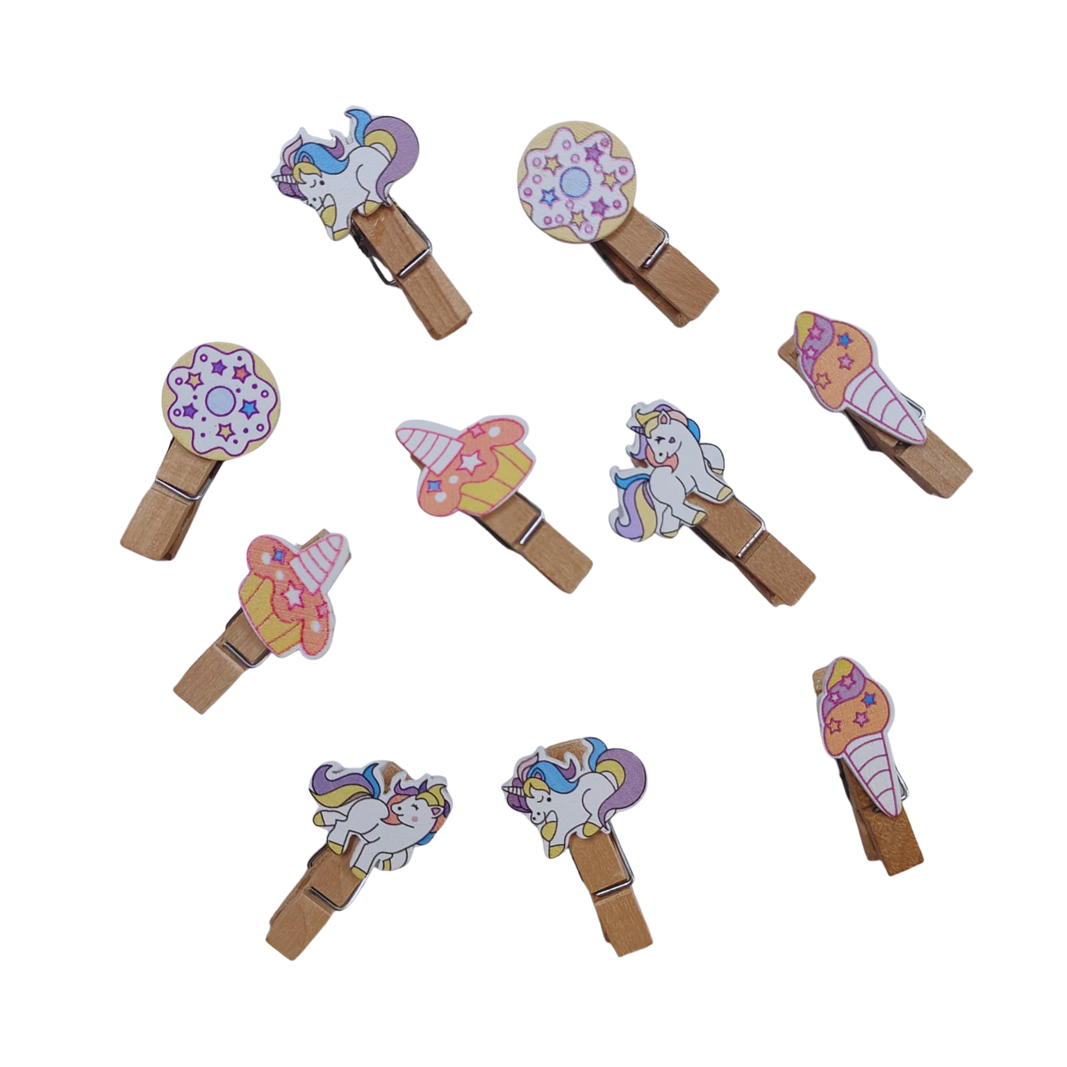 Wooden Design Clip 10 Pcs (set) - Image 6