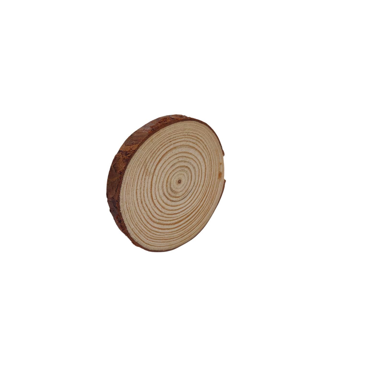 Wooden Round Plate - 7cm * 1cm - Image 3