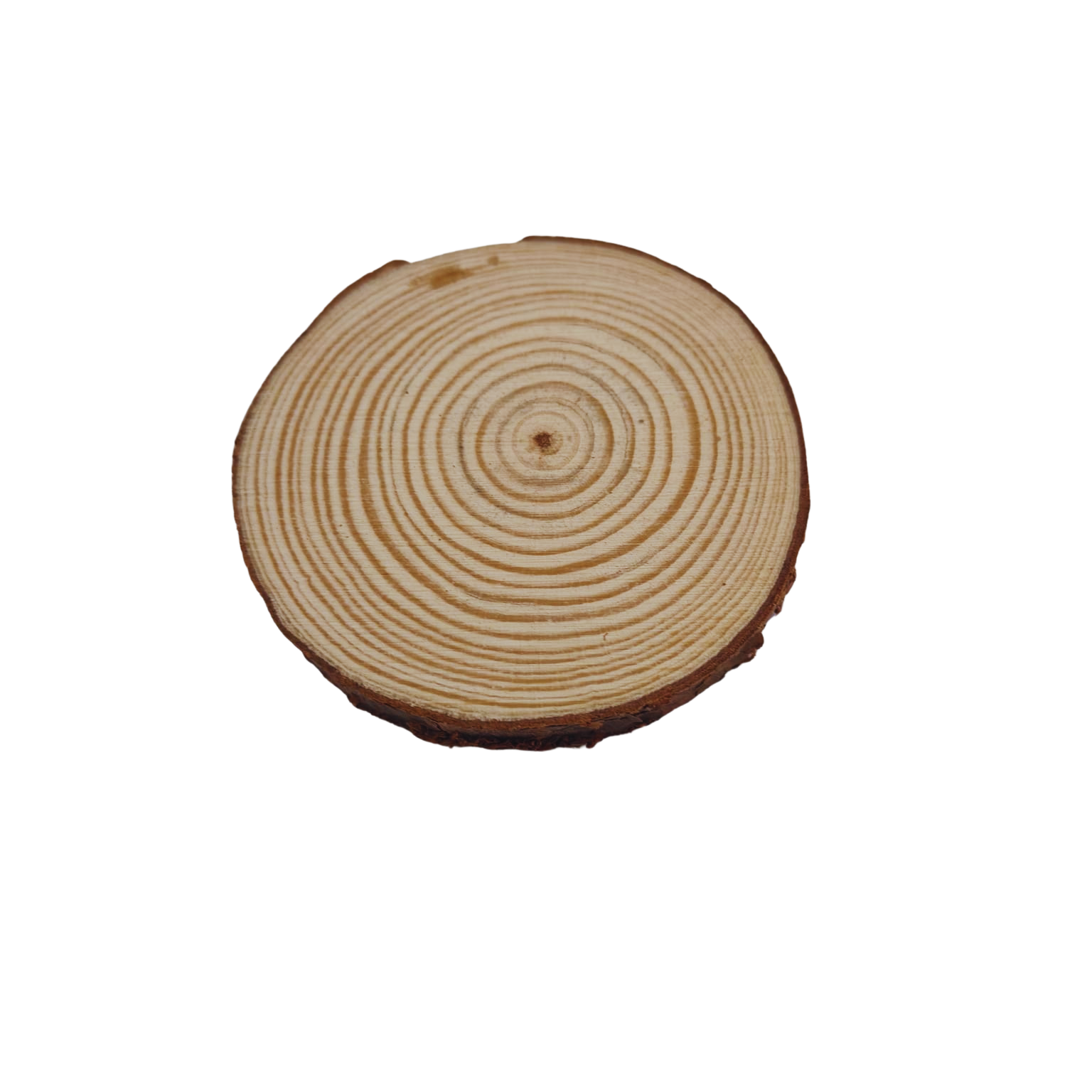 Wooden Round Plate - 7cm * 1cm - Image 2