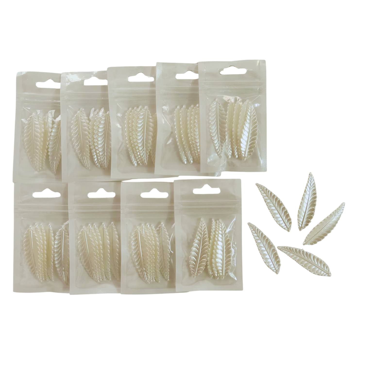 Artificial Leaf Embellishment (Each Packets 5 Pcs) size:H-5cm