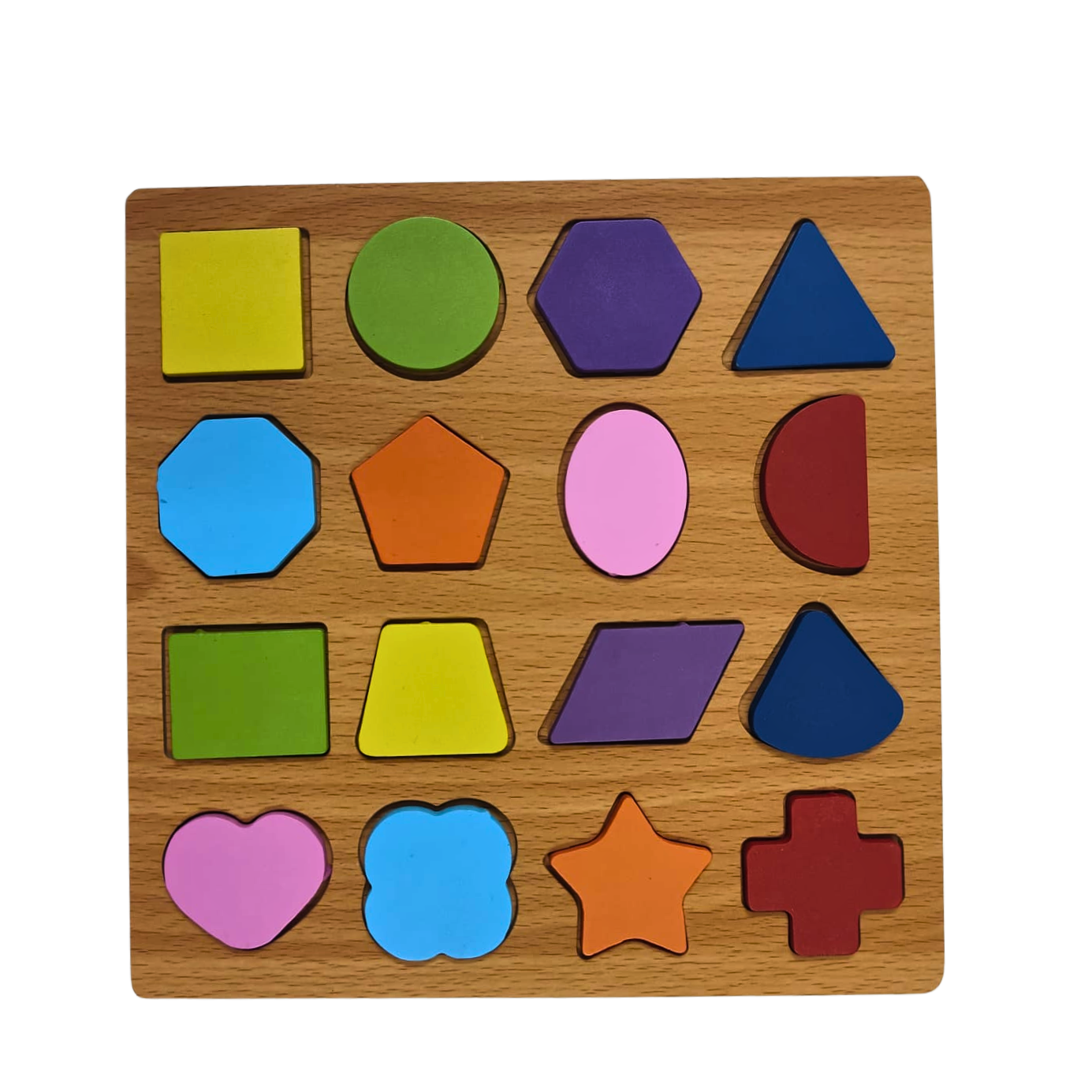 Colour and Shape Puzzle Big Board(16 pcs)