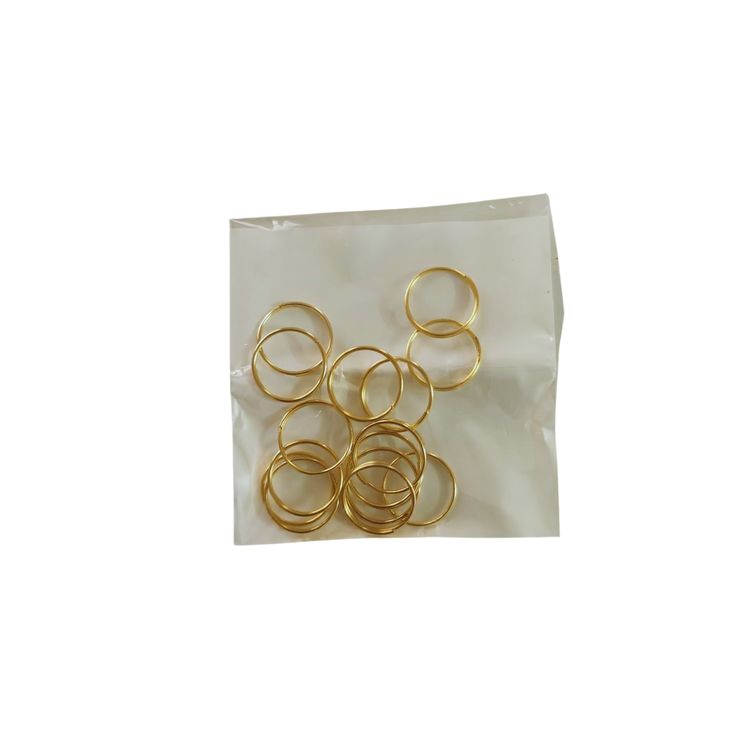 Gold Jump Ring Connector 14 mm (Each Packets 15 Pcs)