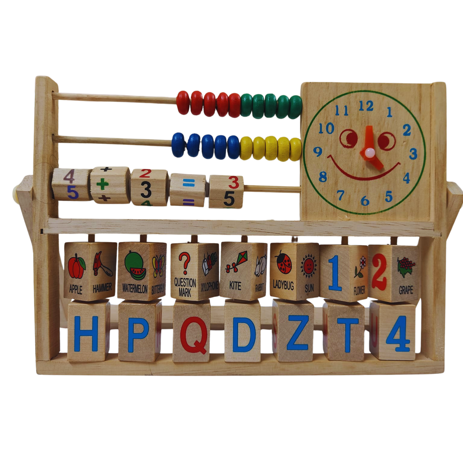Handle Abacus with Clock and Board