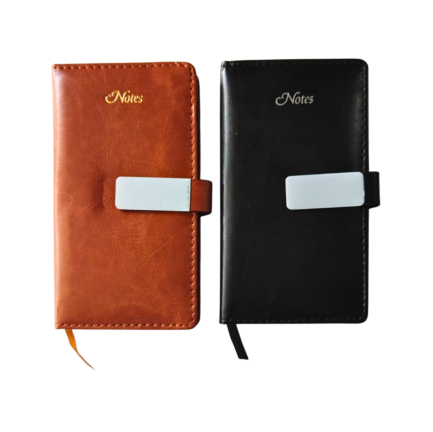 Leather Personal Diary -Medium  with Magnet Lock Size