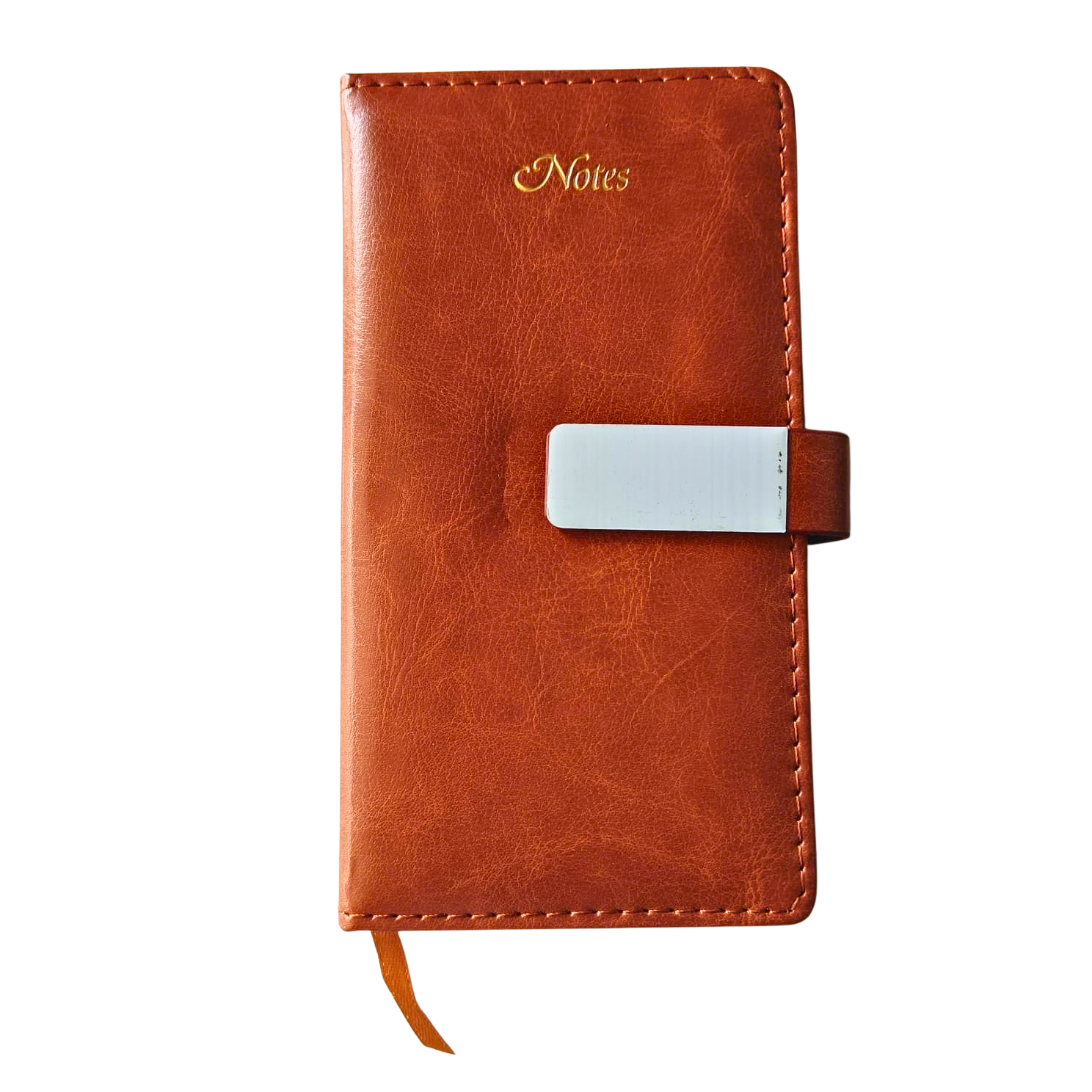 Leather Personal Diary -Medium with Magnet Lock Size - Image 2