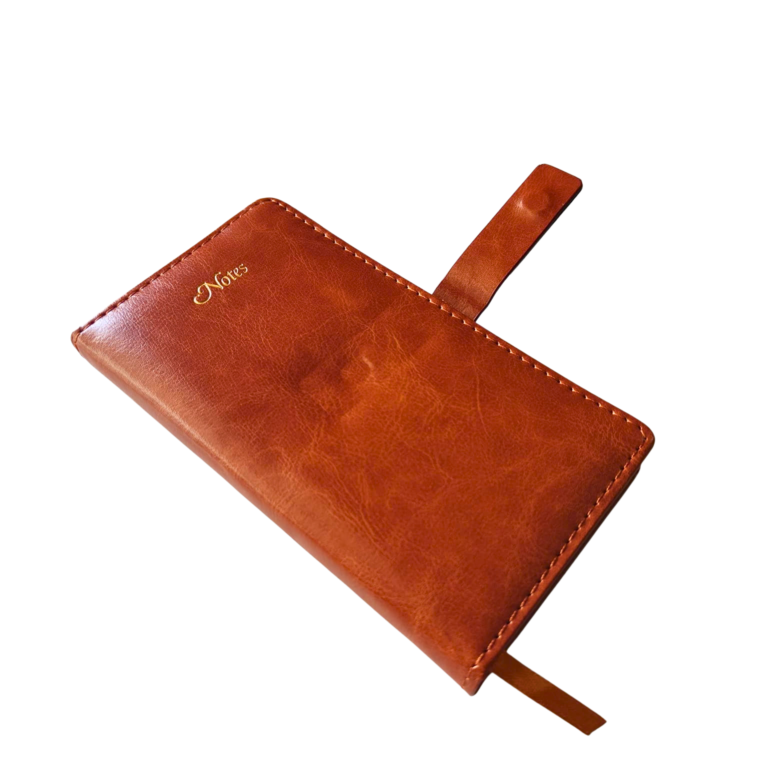 Leather Personal Diary -Medium with Magnet Lock Size - Image 3