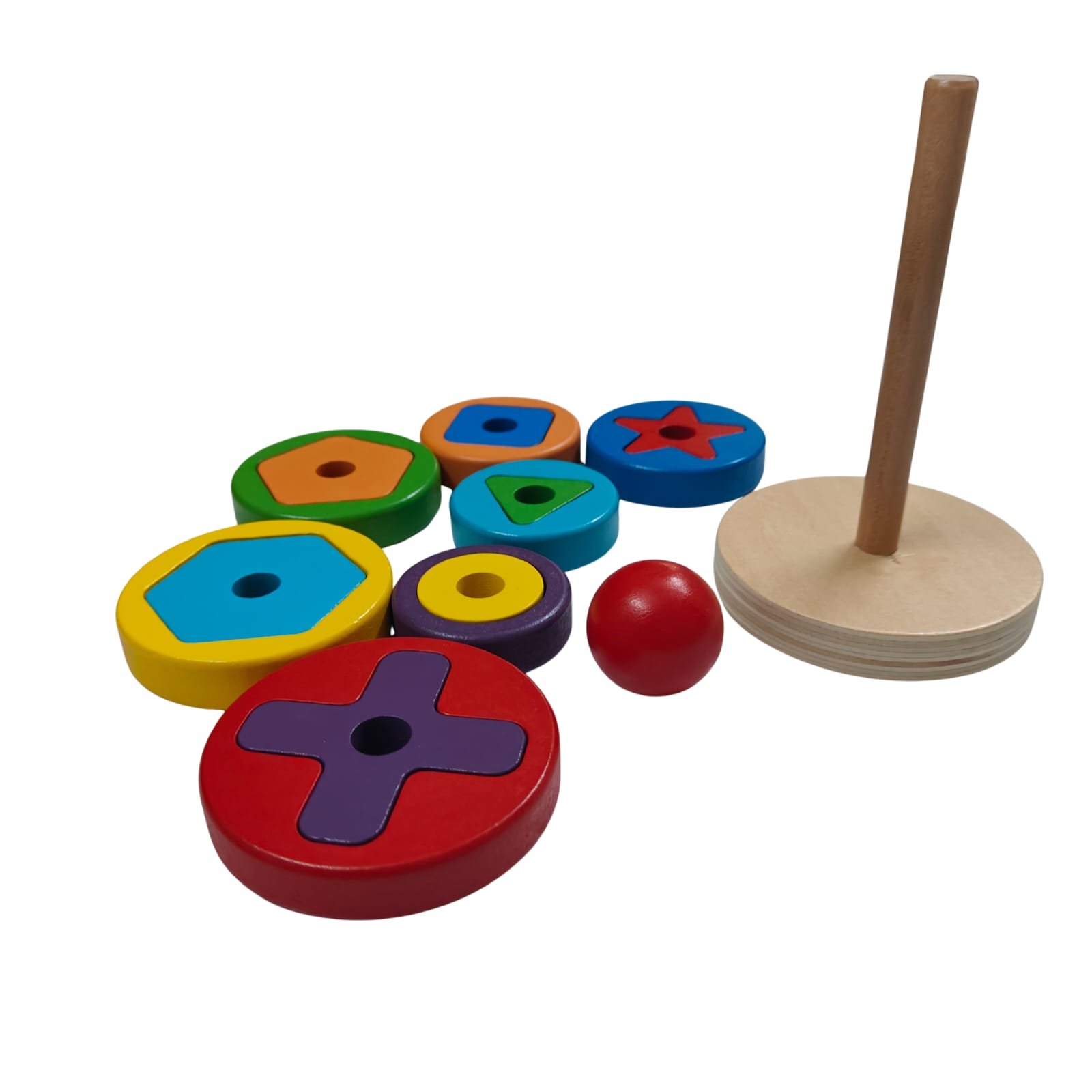 Rainbow Ring Tower Geometric Shape Recognition - Image 2