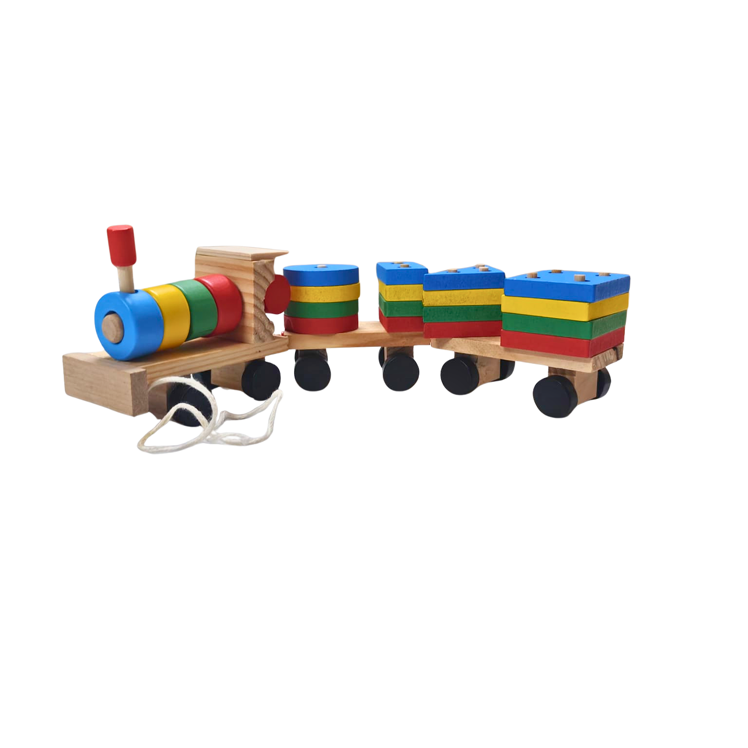 Shapes and Colours Train Set (Wooden)