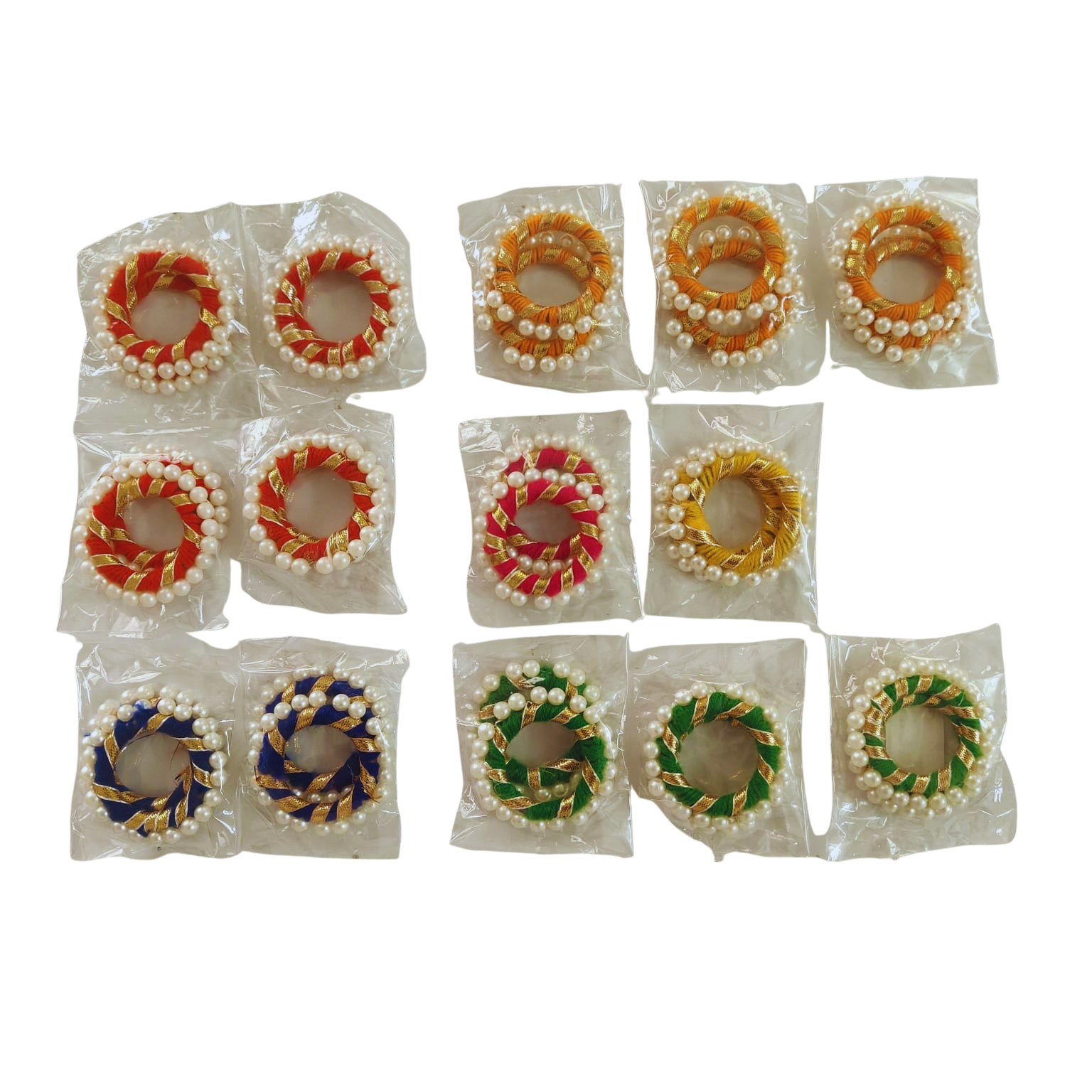 Small Pearl Rings Set (Each Set 2 Pcs)
