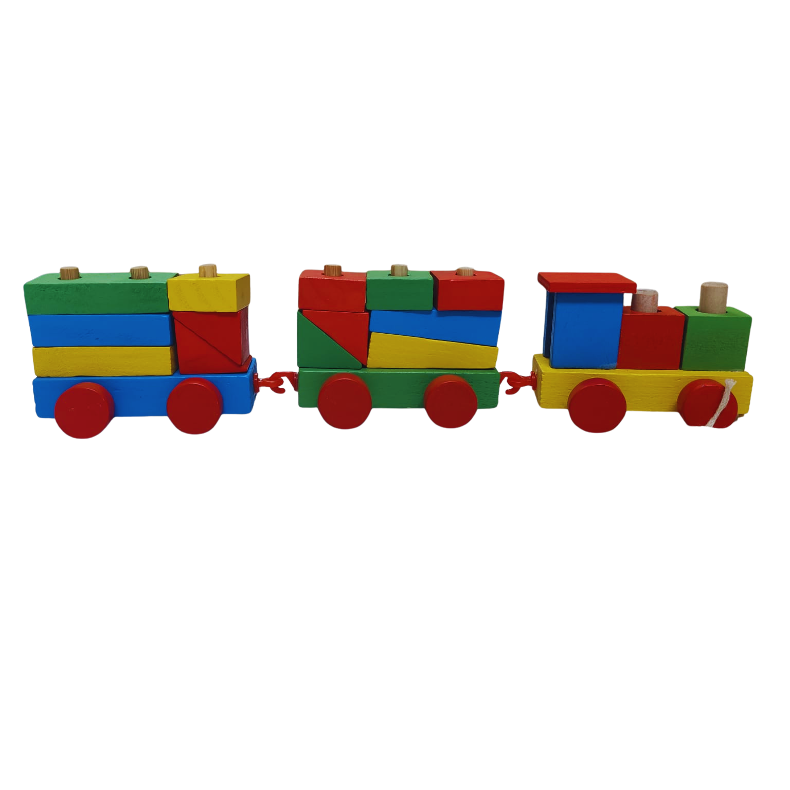 Wooden Building Blocks Train