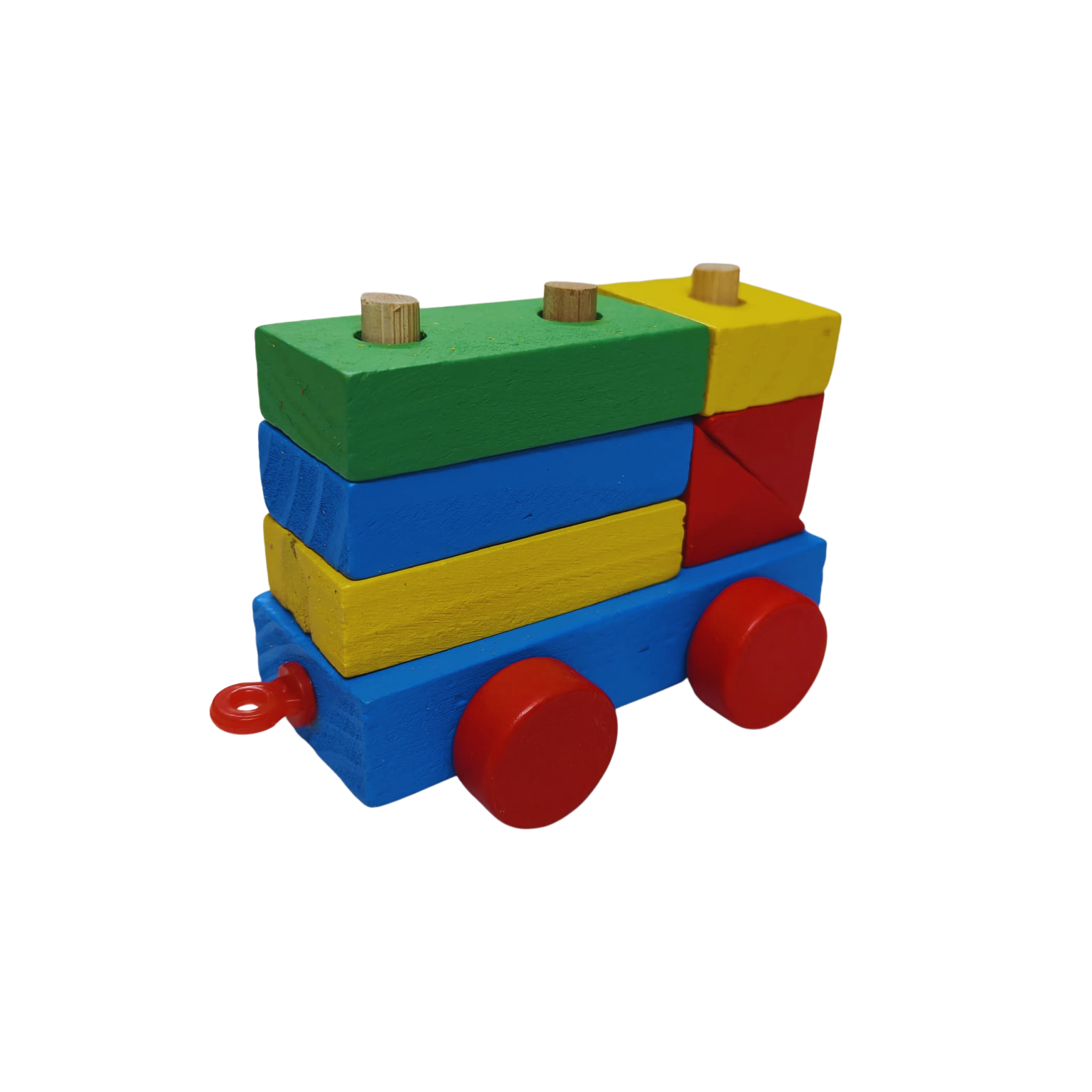 Wooden Building Blocks Train - Image 5