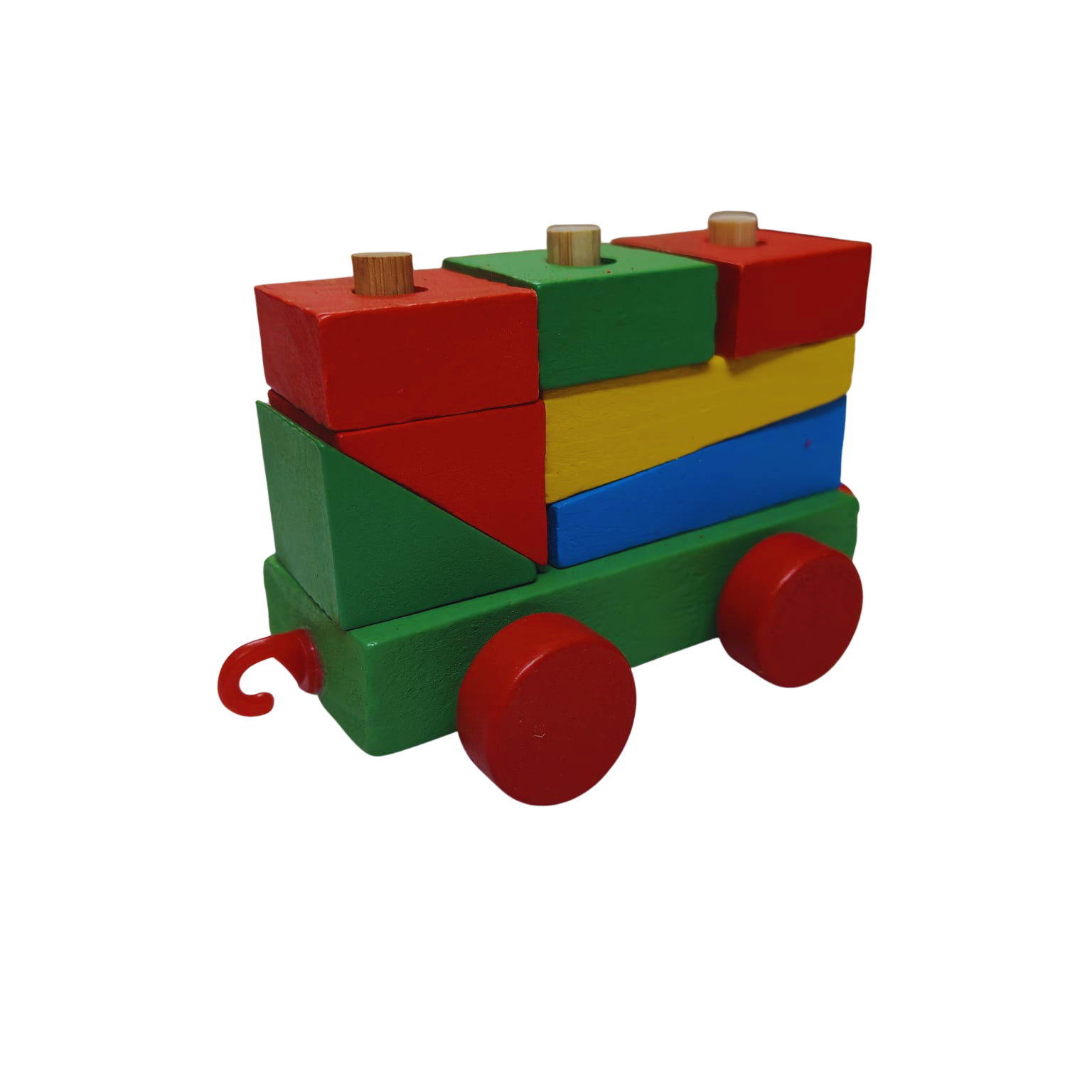Wooden Building Blocks Train - Image 6