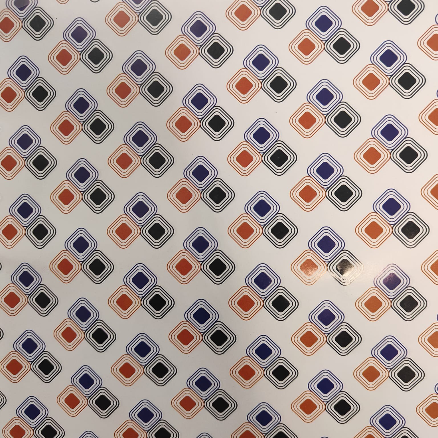 Textured Pattern Gift Wrapping Sheet -Blue (H 50 × W 70 cm)